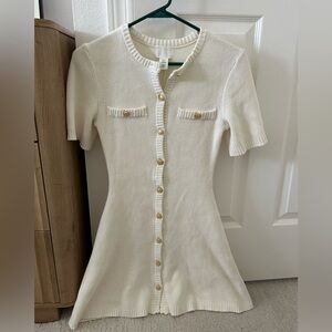 New cream knit dress from H&M